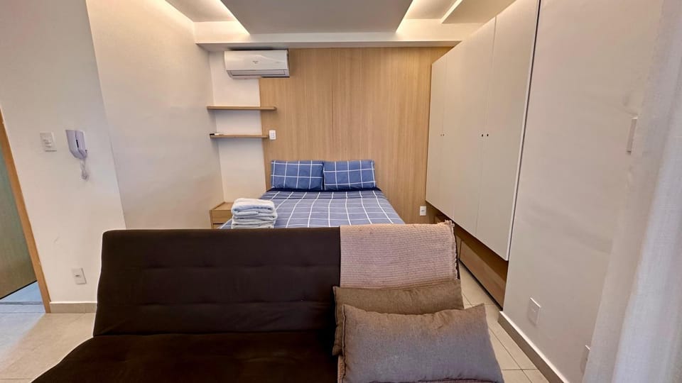 Studio Super Luxo com ar condicionado vaga piscina academia coworking etc Apartment in Juiz de Fora