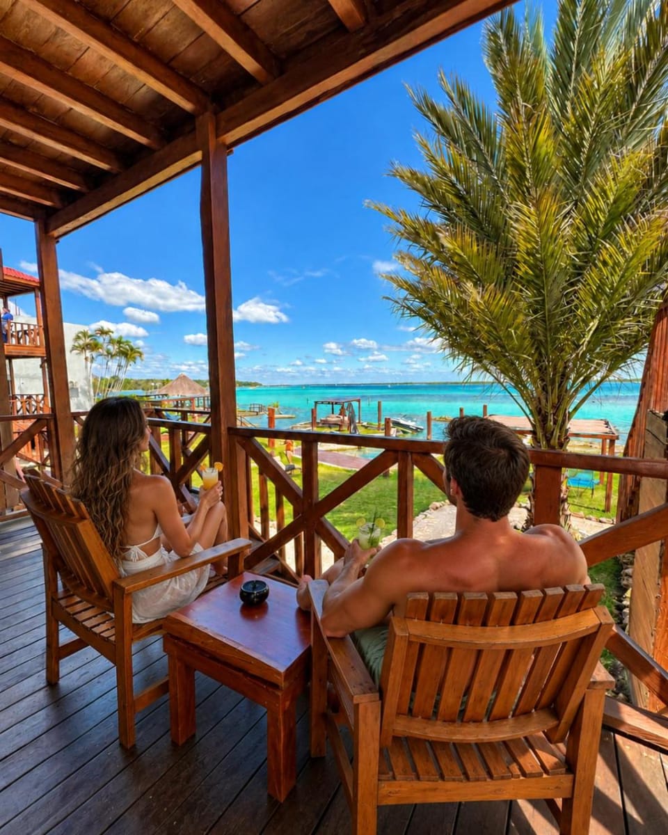 Blue Caribe Bacalar Front Lagoon Hotel in Bacalar