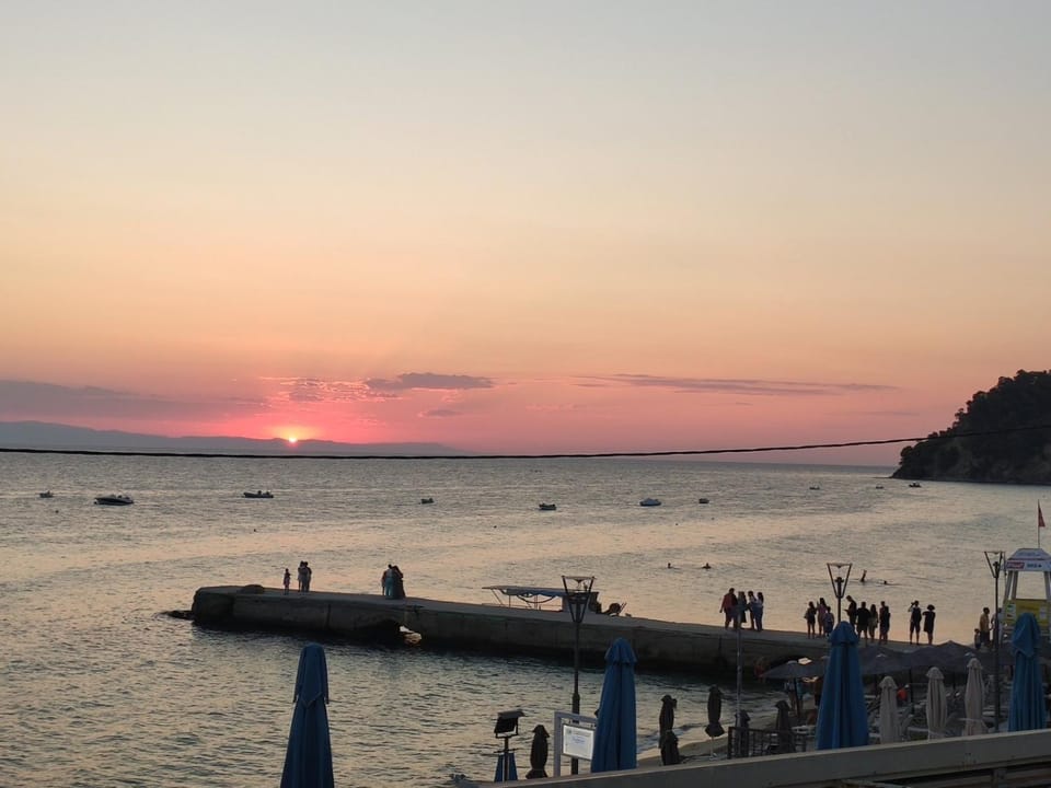 Sea view, Sunset