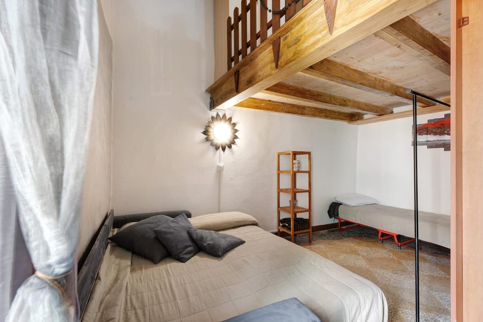 Property building, Living room, Bedroom