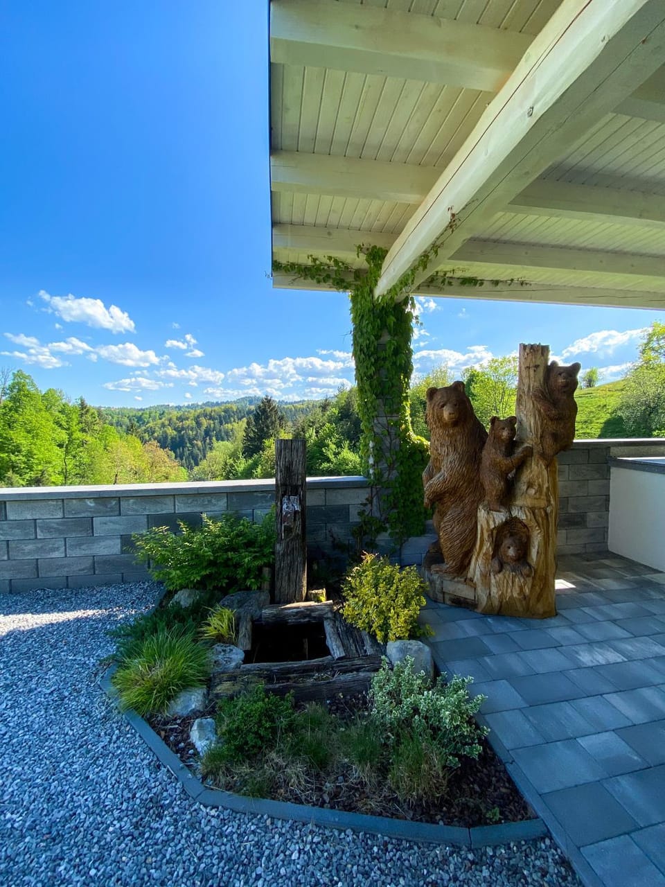 Natural landscape, Garden, Garden view
