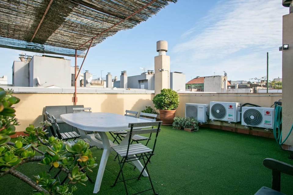 Heaven With a Garden at Las Ramblas Apartment in Barcelona