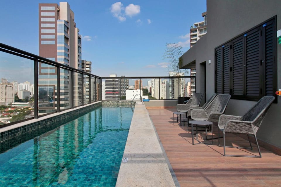 View (from property/room), Balcony/Terrace, Swimming pool, Swimming pool