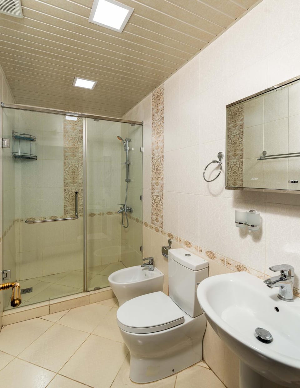 Shower, Toilet, Bathroom, bidet, towels