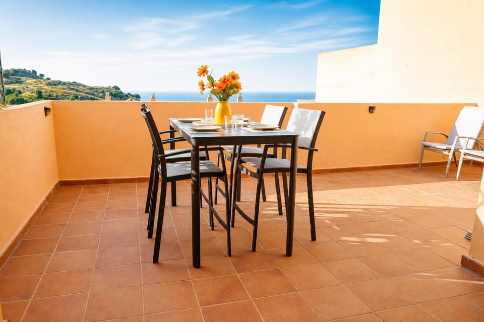 Appartement Vue mer panoramique, grande terrasse - Résidence Calahonda - Mijas Apartment in Sitio de Calahonda