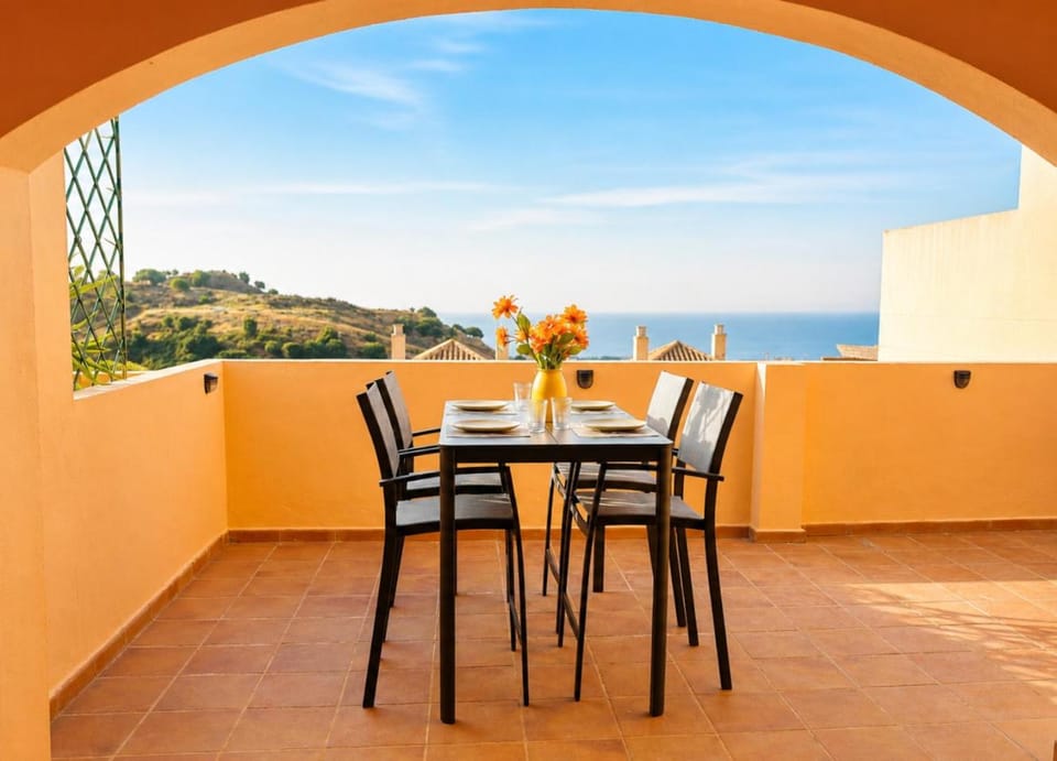 Appartement Vue mer panoramique, grande terrasse - Résidence Calahonda - Mijas Apartment in Sitio de Calahonda