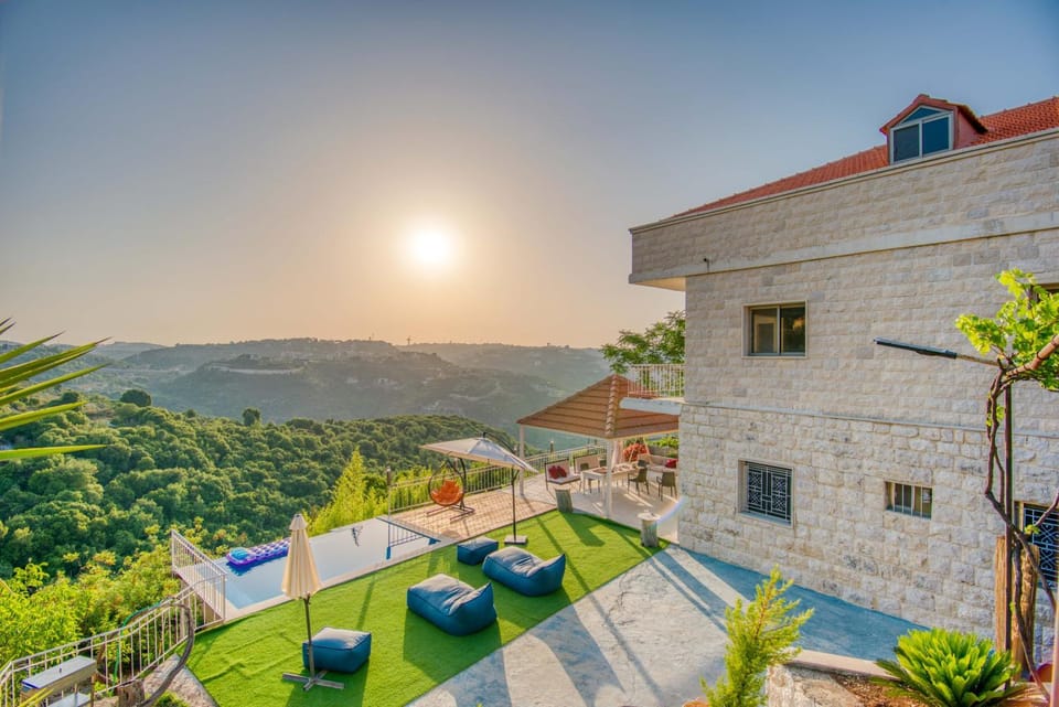 Property building, Seating area, Swimming pool, sunbed