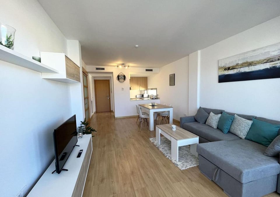 Kitchen or kitchenette, Living room, Dining area