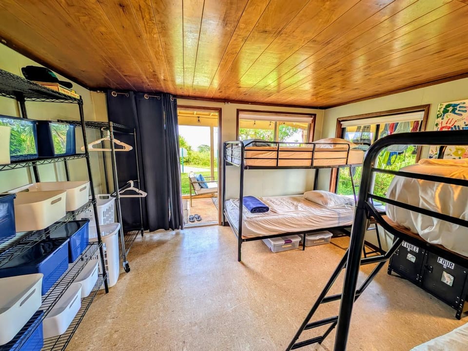 Photo of the whole room, bunk bed