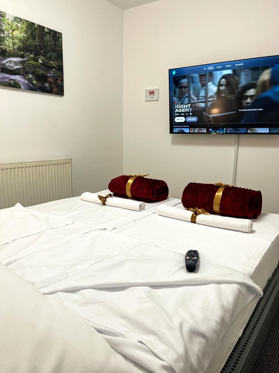 Bed, TV and multimedia, Photo of the whole room, Bedroom