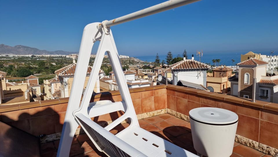 View (from property/room), Balcony/Terrace, Beach