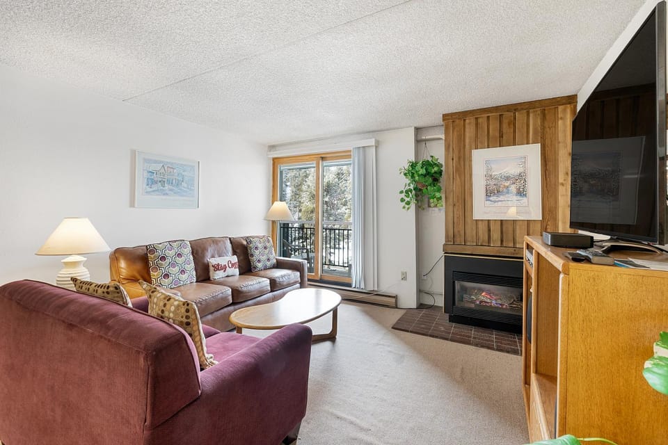 Day, TV and multimedia, Balcony/Terrace, Living room, Seating area, fireplace, furniture