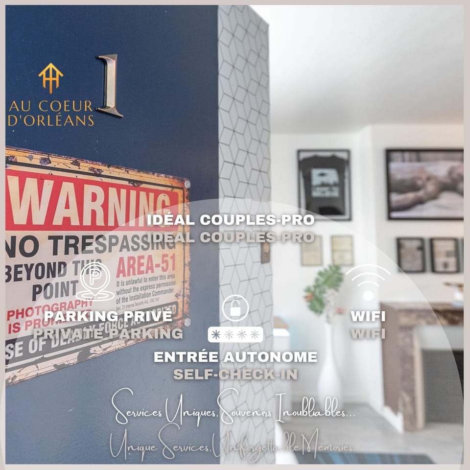 La Zone 51 Apartment in Orléans