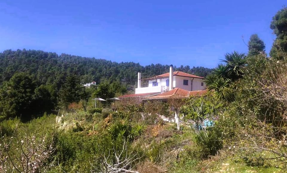 Property building, Spring, Day, Natural landscape, Mountain view