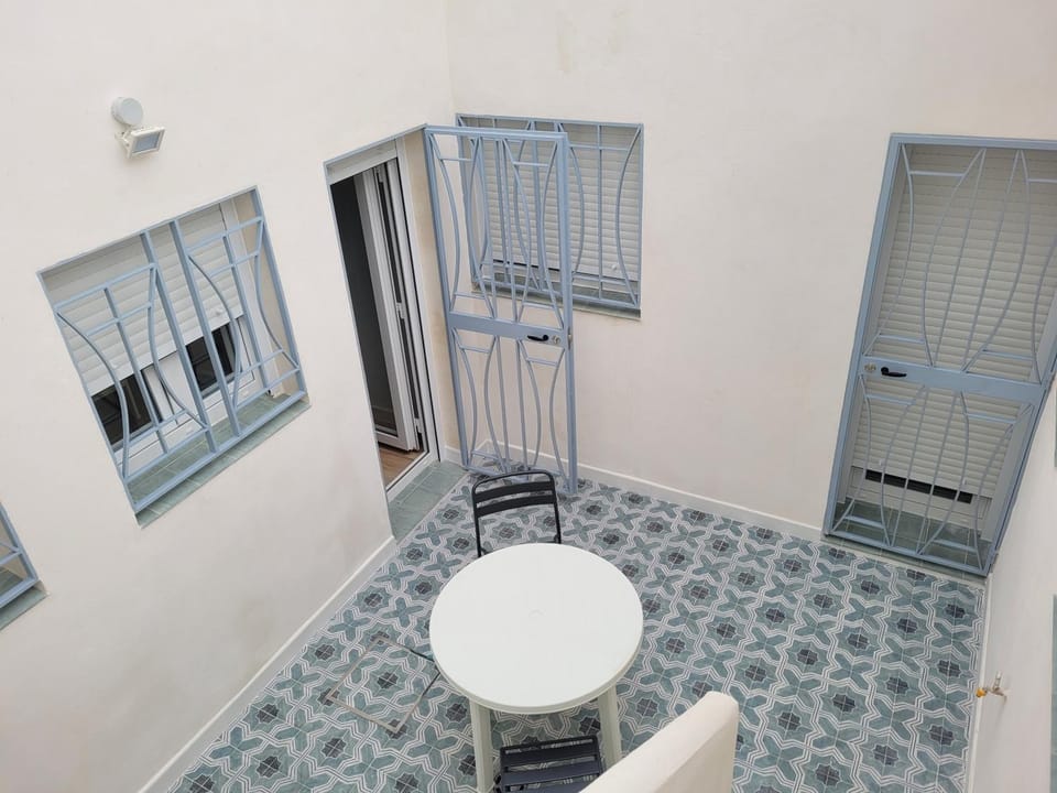 Patio, Balcony/Terrace, Inner courtyard view