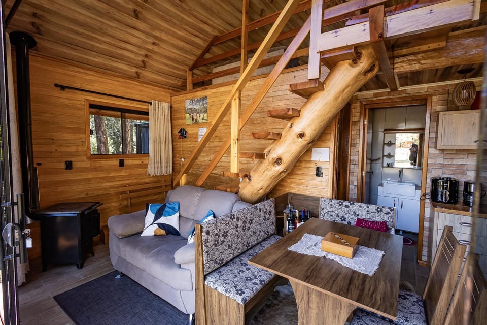 Cabana Pequeno Bosque Refúgio dás Águas Apartment in São Joaquim