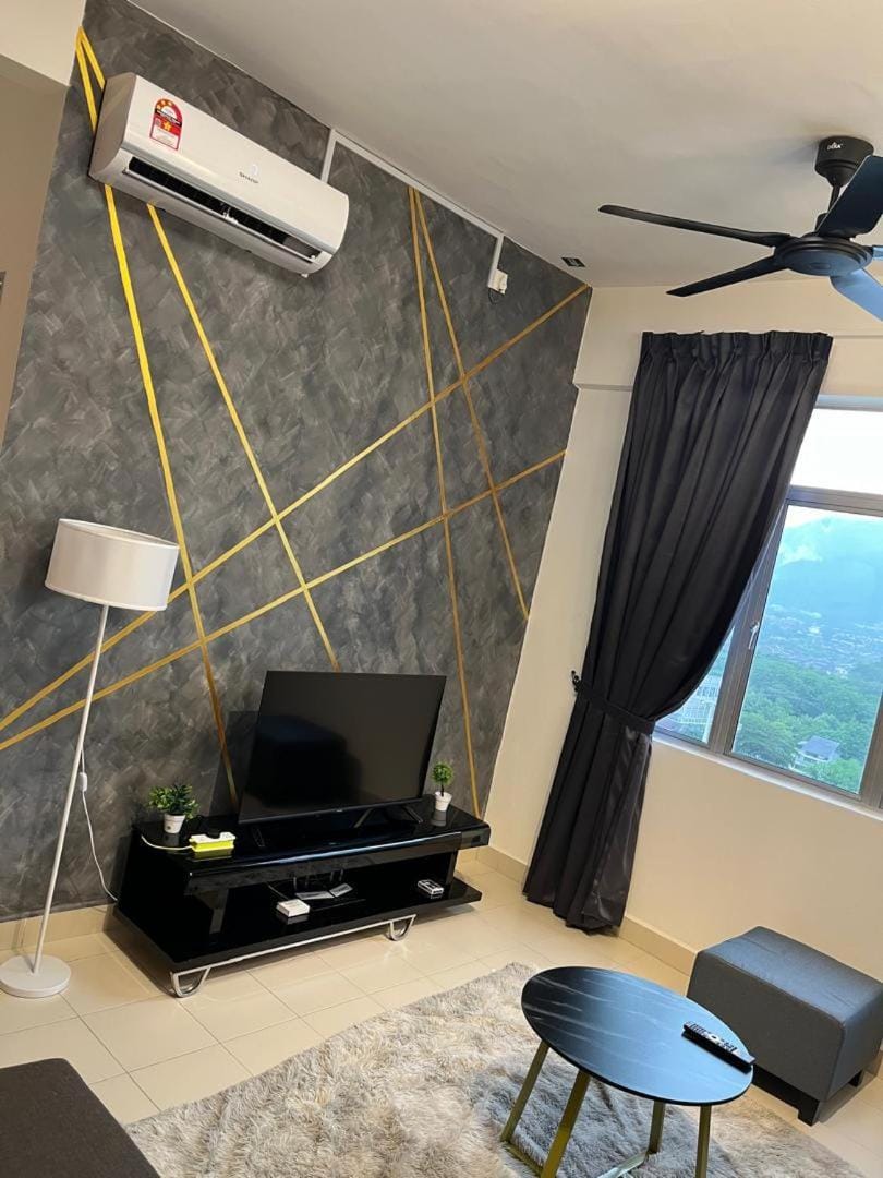 Living room, air conditioner