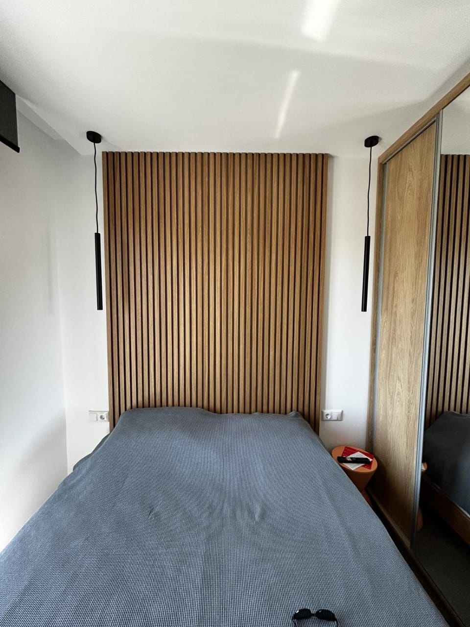 Bed, Photo of the whole room, Bedroom, wardrobe