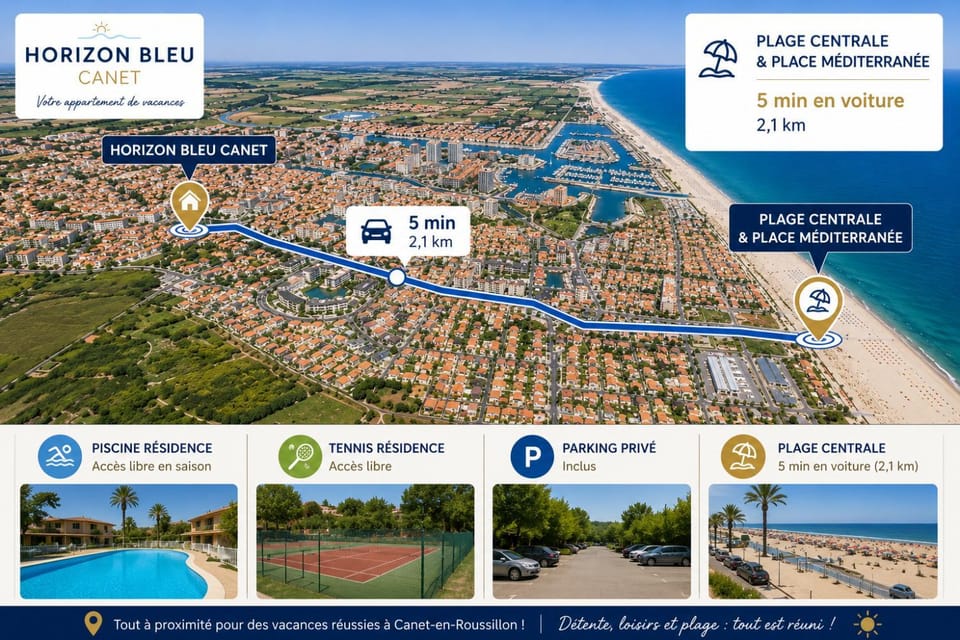 Horizon Bleu Canet Apartment in Canet-en-Roussillon