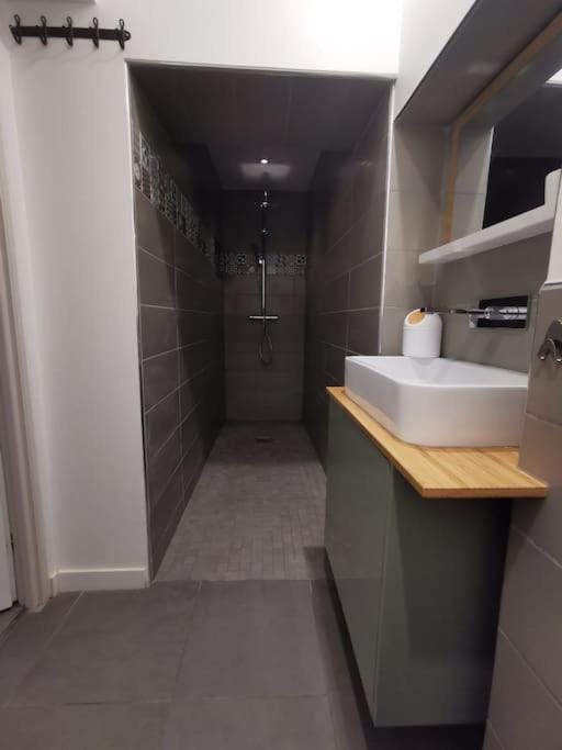 Bathroom, hair dryier