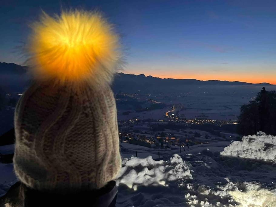 Natural landscape, Mountain view, Sunset