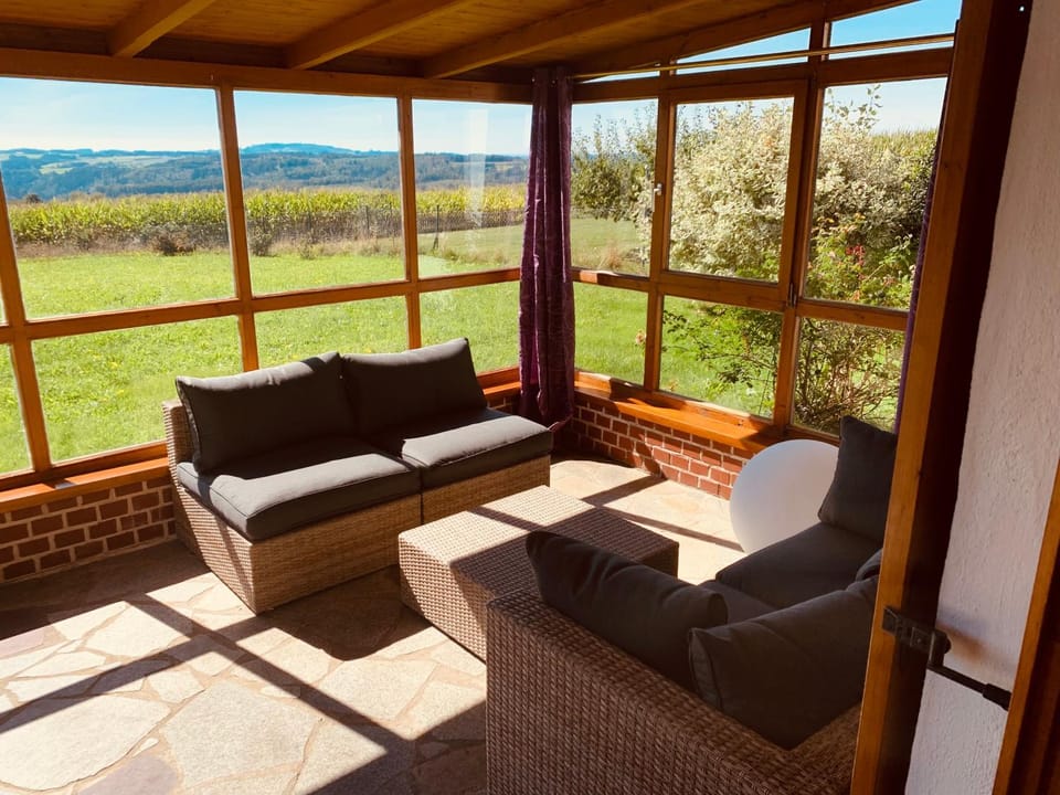 Day, Natural landscape, Seating area, Garden view