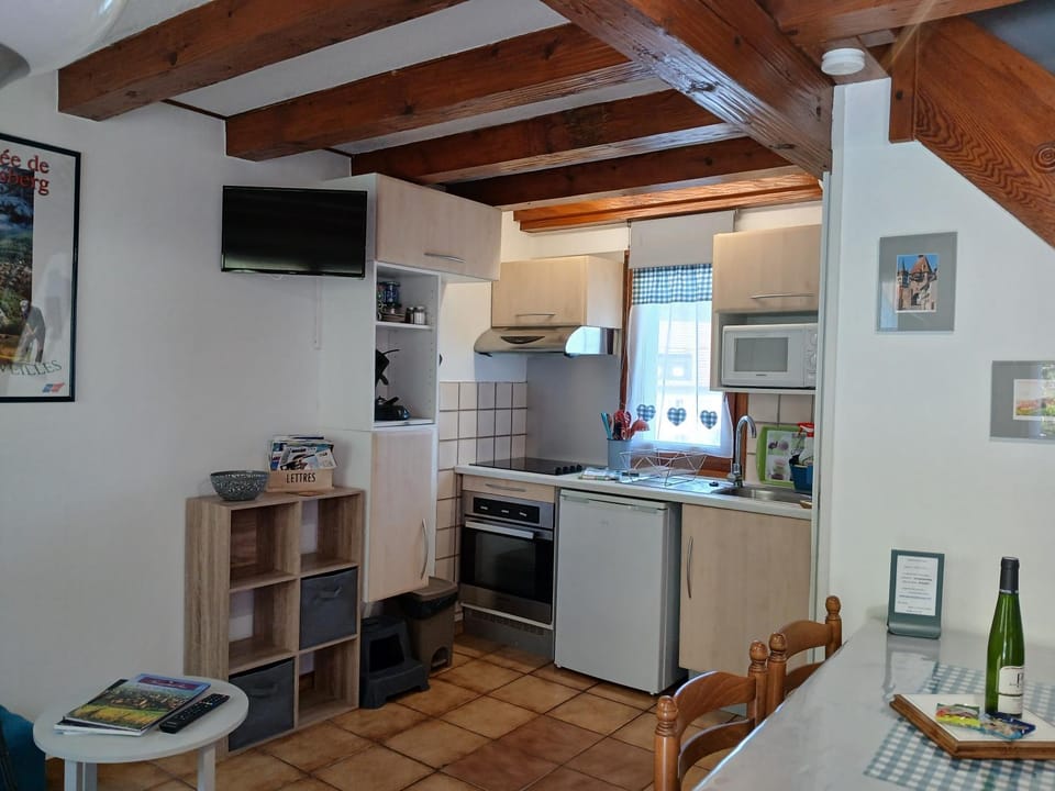 Kitchen or kitchenette, Dining area, oven, stove