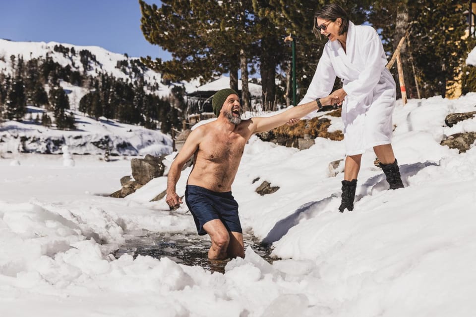 People, Natural landscape, Winter