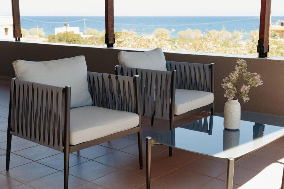 Panoramic Seascape Retreat House in Lasithi