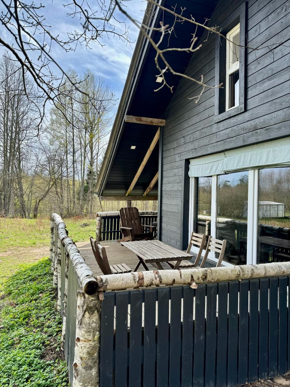 Property building, Patio, Spring, Day, Natural landscape