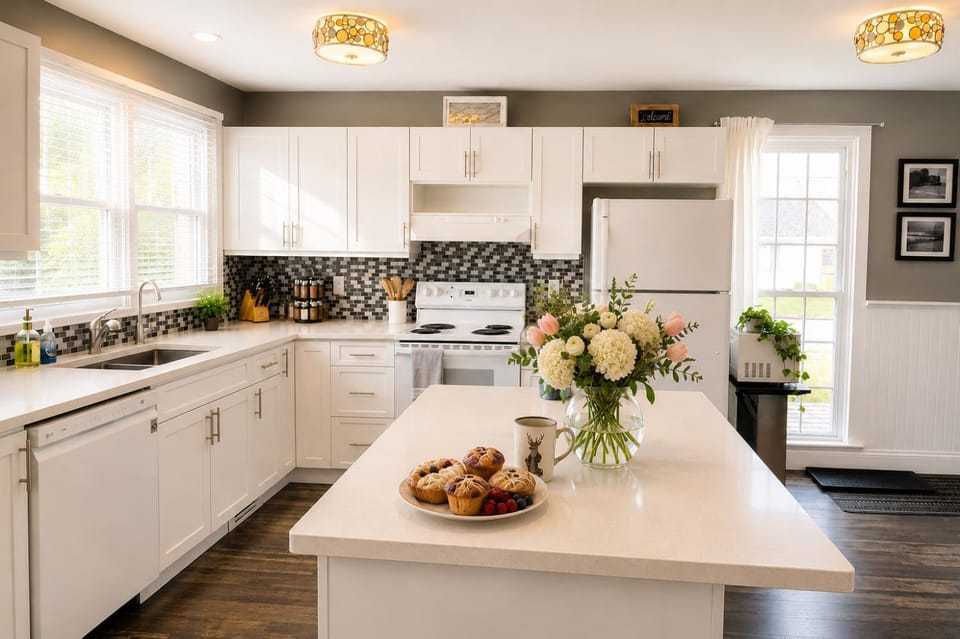 Kitchen or kitchenette, Food and drinks, Food, dishwasher, minibar, oven, pet friendly, stove, kitchen