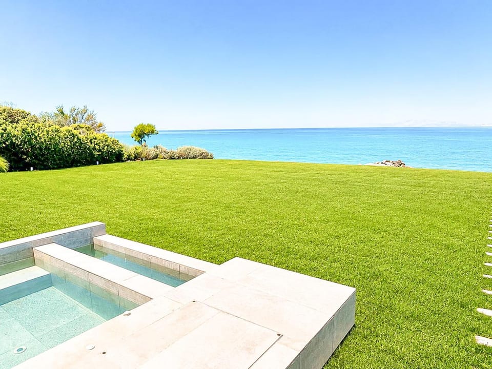 Natural landscape, Garden, Pool view, Sea view, Swimming pool