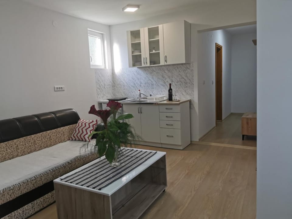 Kitchen or kitchenette, Living room, Seating area, Dining area, pet friendly, stove