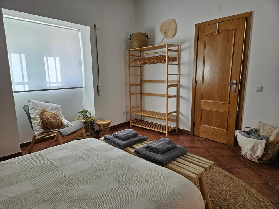 Bed, Photo of the whole room, Bedroom, towels, wardrobe