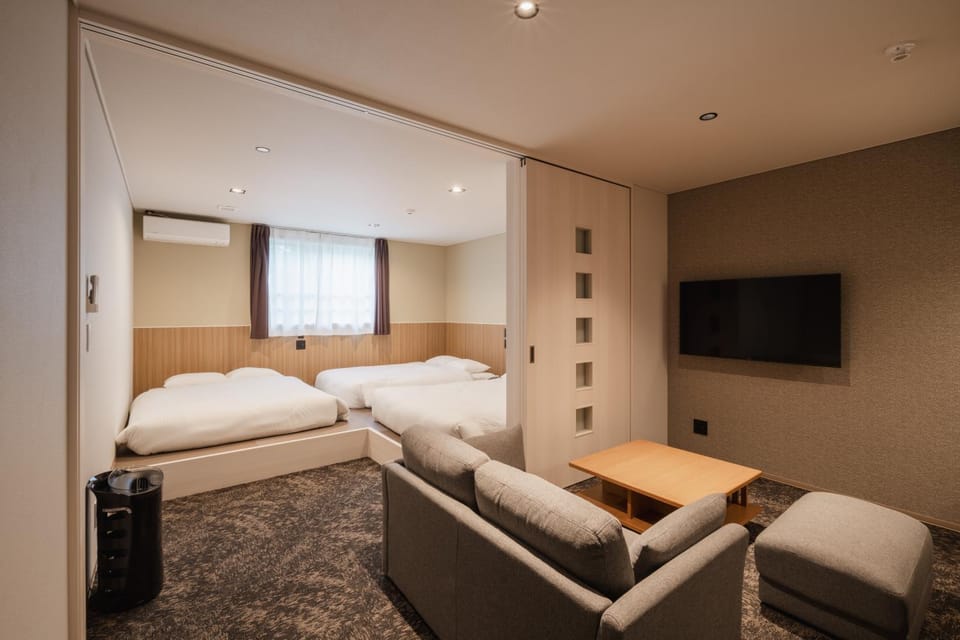 Living room, Bedroom