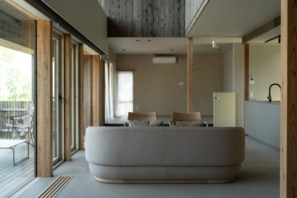 Kitchen or kitchenette, Living room, Dining area