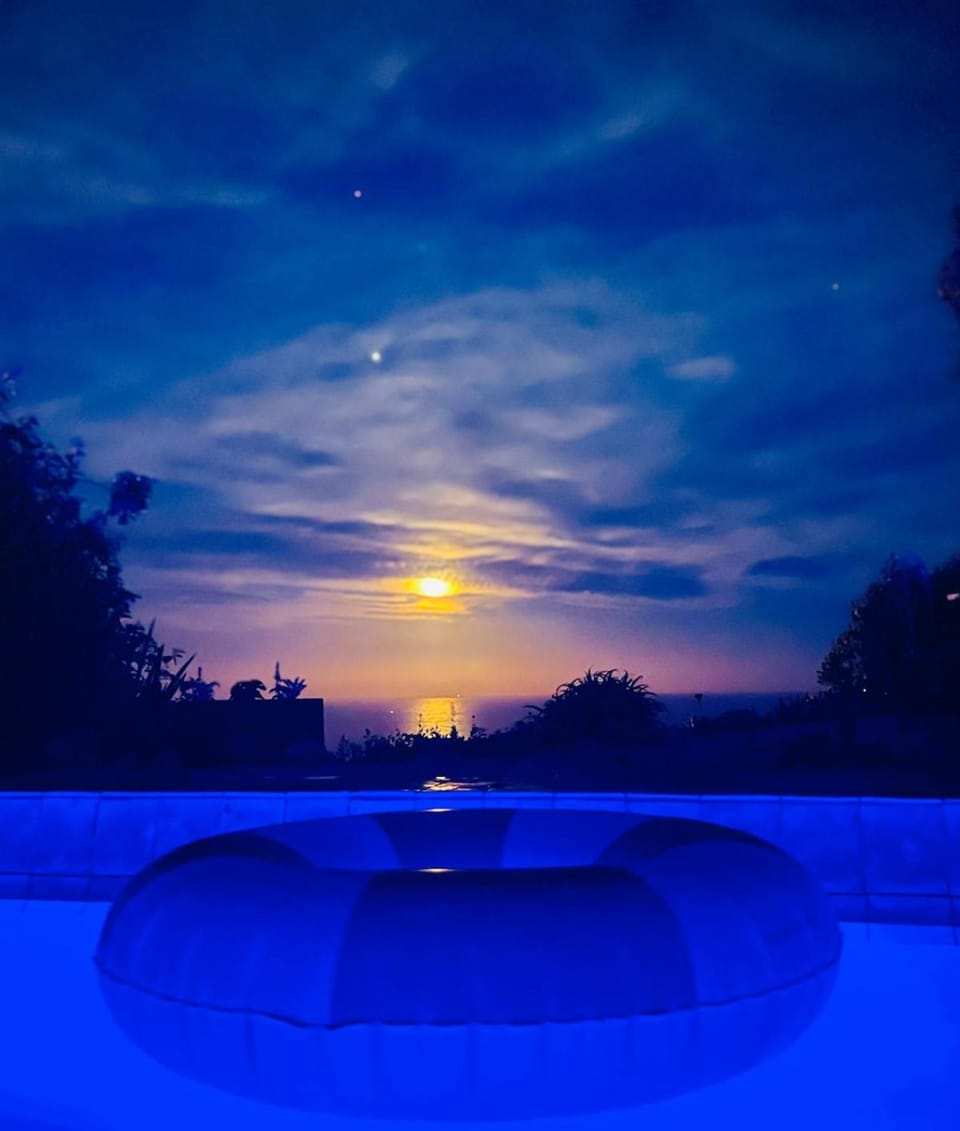 Night, Natural landscape, Pool view, Swimming pool, Sunrise, Sunset