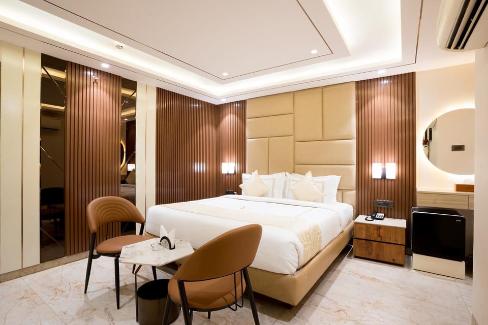 Bed, Bedroom, air conditioner