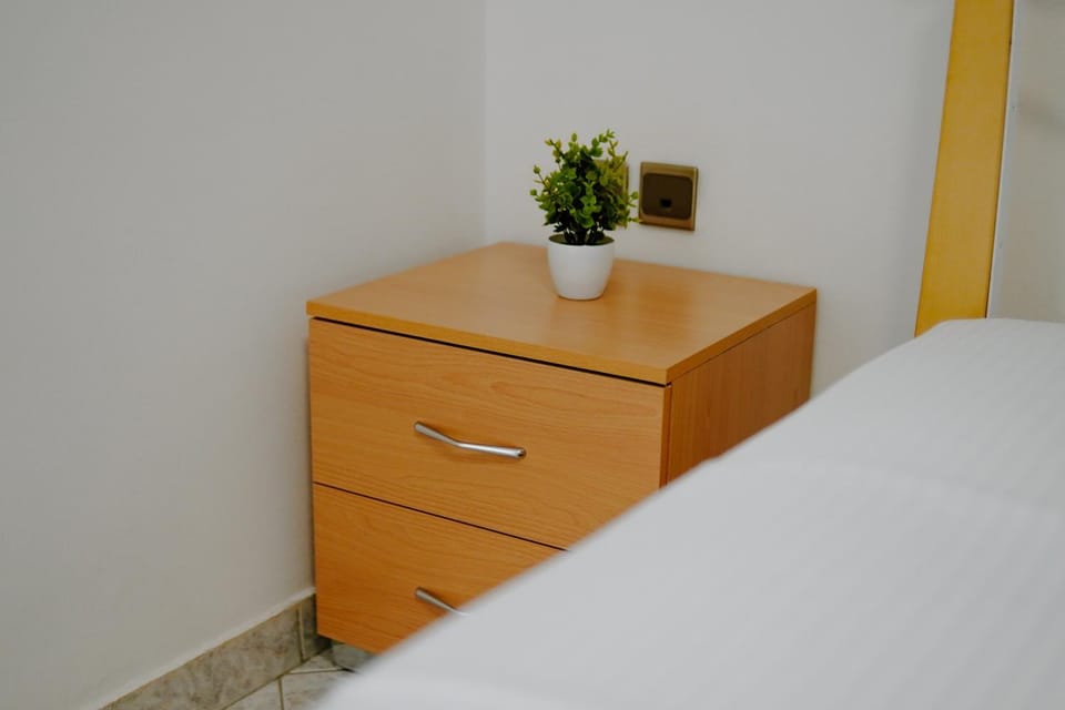 Bed, Bedroom, hair dresser, wardrobe