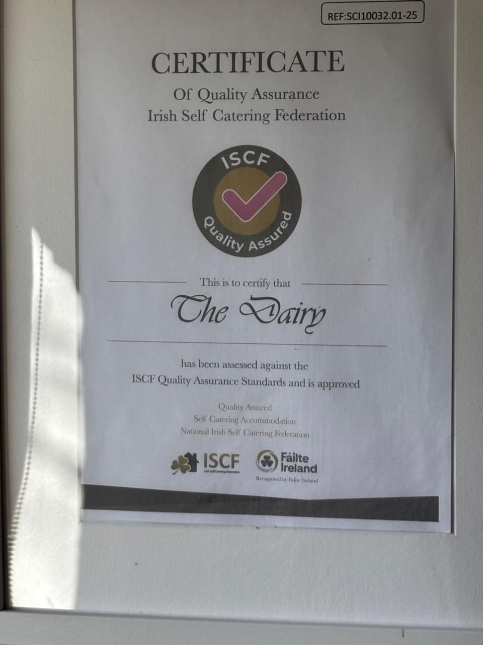 Certificate/Award