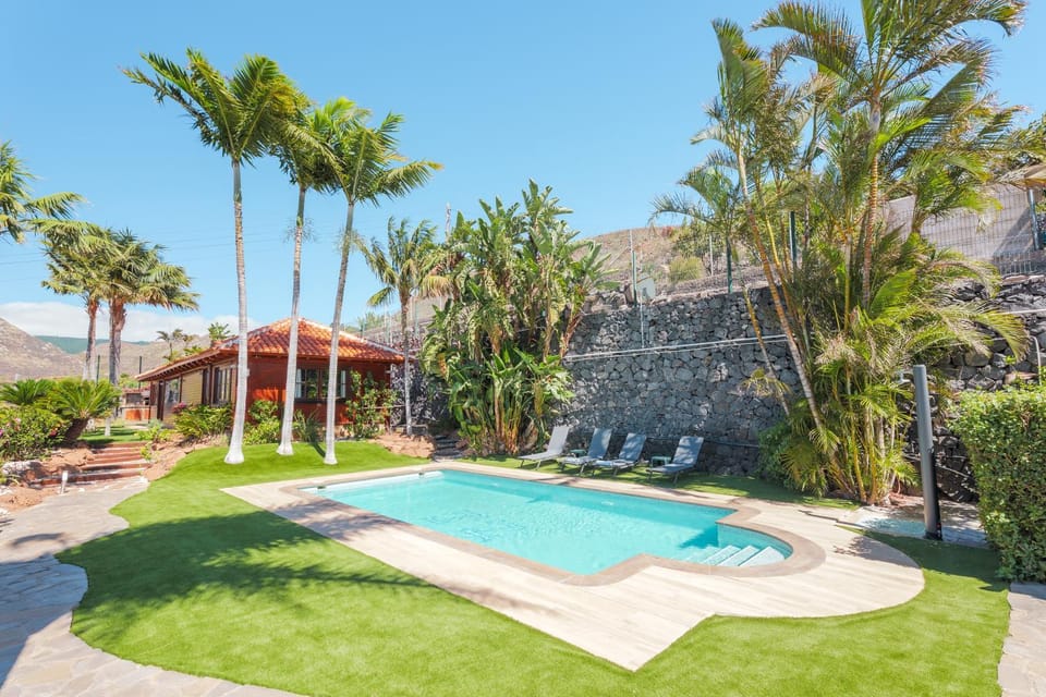 Garden, Garden view, Swimming pool, sunbed