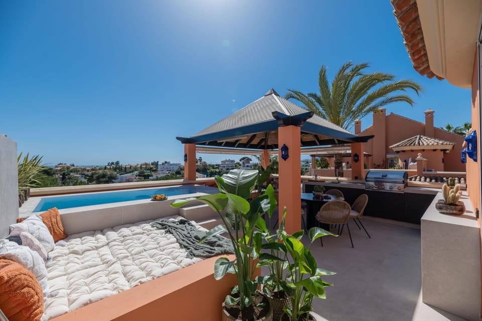 View (from property/room), Pool view, sunbed