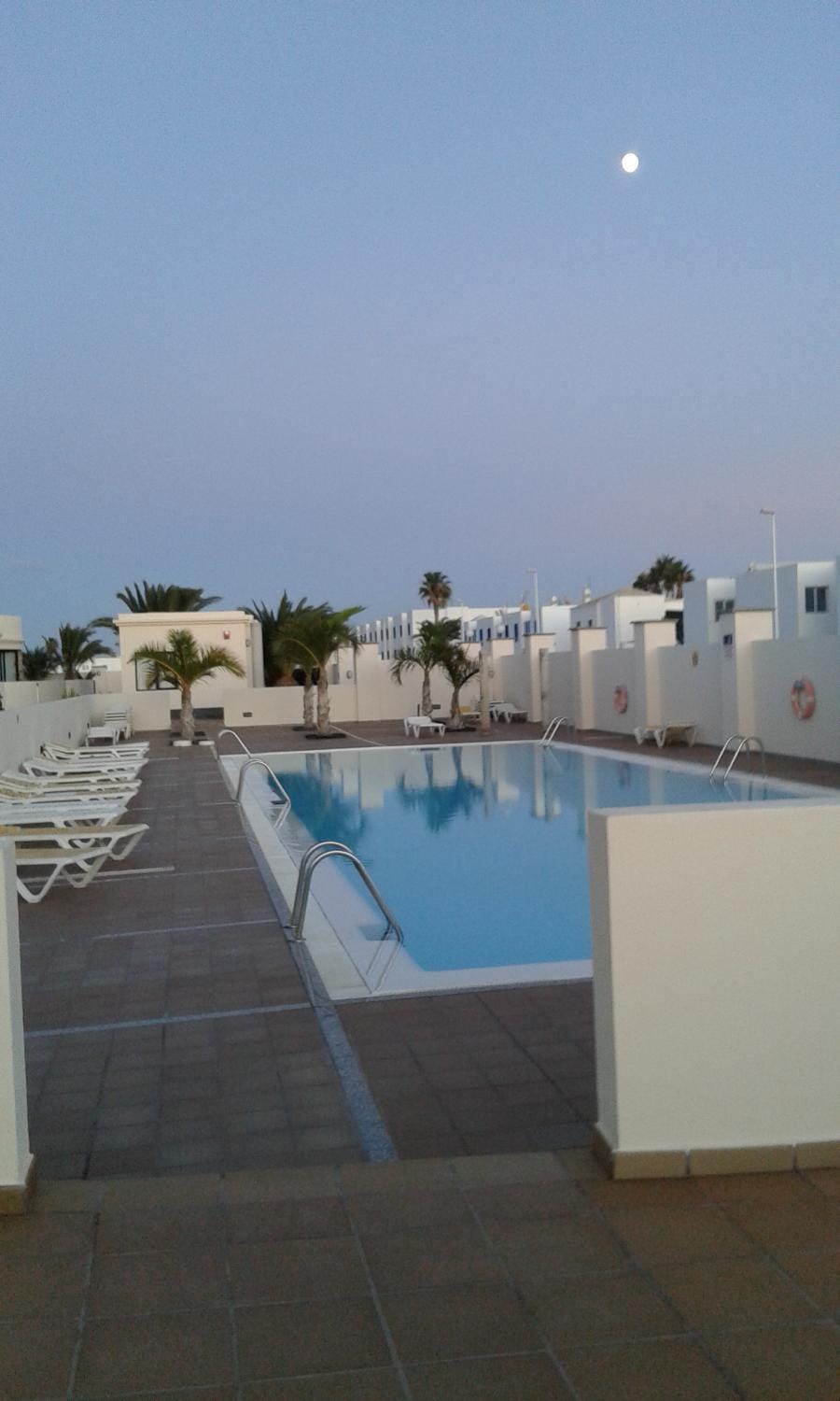 Swimming pool, Swimming pool, Sunset