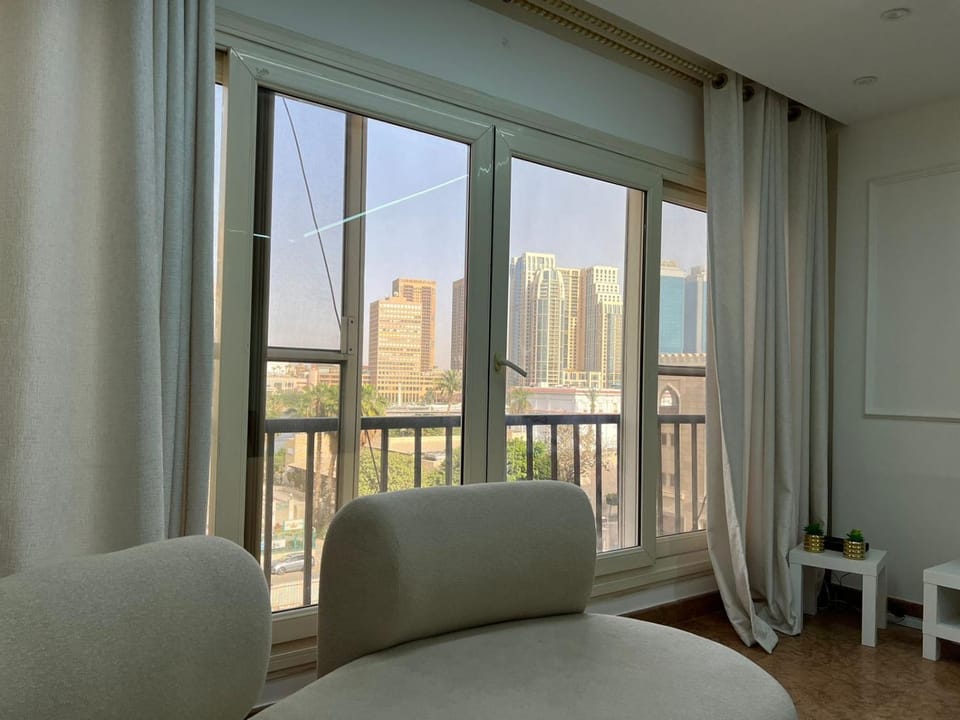 Bed, View (from property/room), Balcony/Terrace, Living room, Photo of the whole room, Seating area, Bedroom