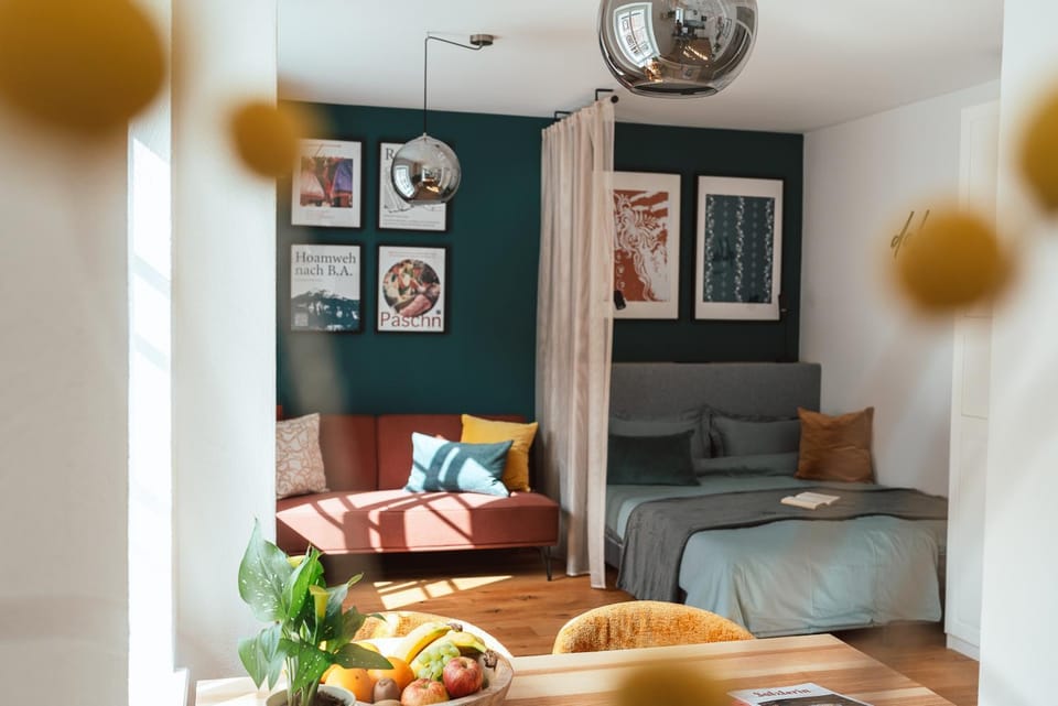 Bed, Living room, Photo of the whole room, Bedroom