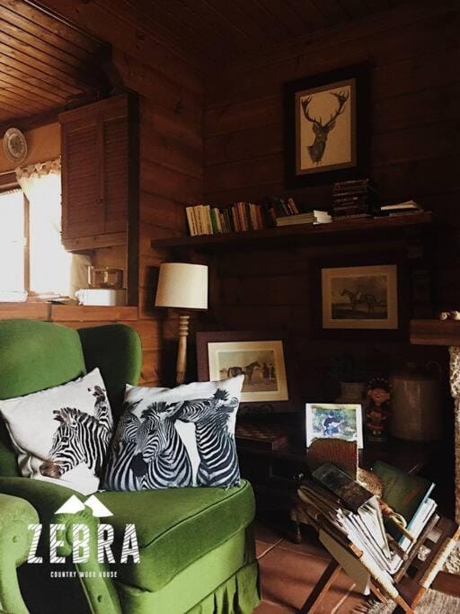 Zebra Country Wood House Chalet in Viana do Castelo District, Portugal