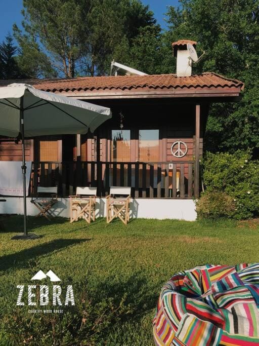 Zebra Country Wood House Chalet in Viana do Castelo District, Portugal