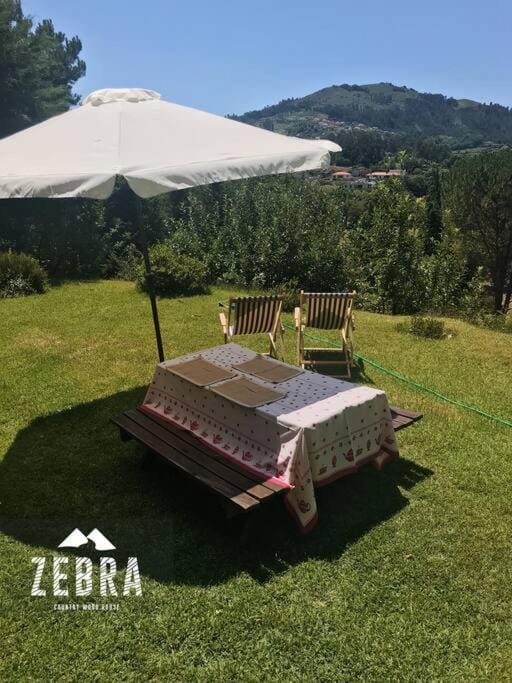 Zebra Country Wood House Chalet in Viana do Castelo District, Portugal