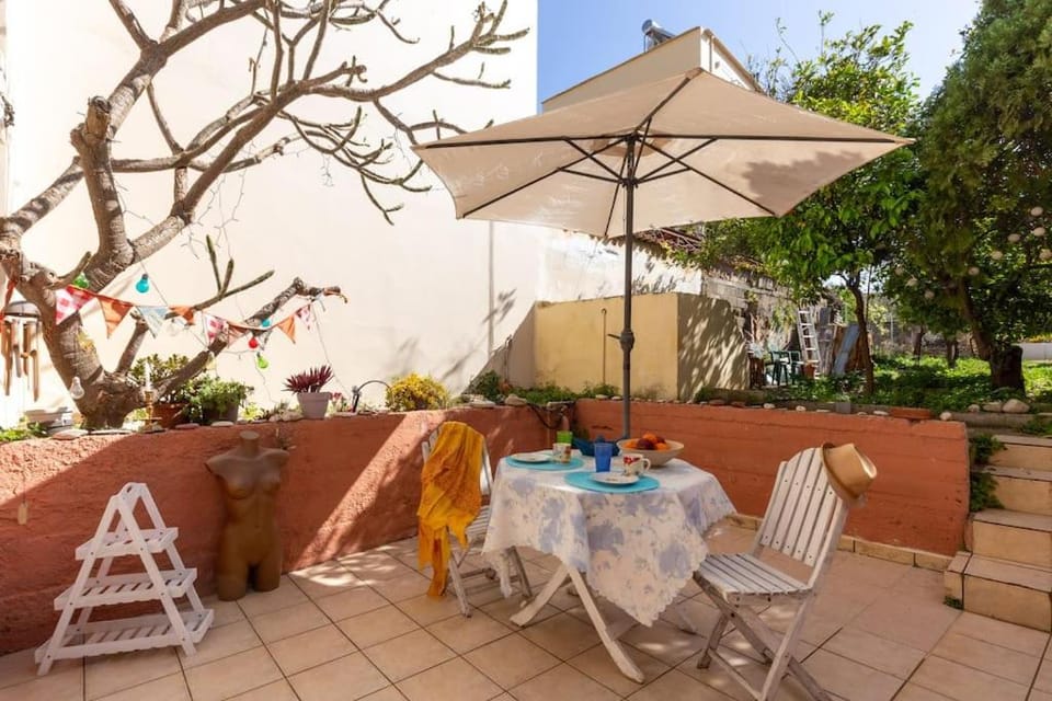 Patio, Spring, Balcony/Terrace, Garden view