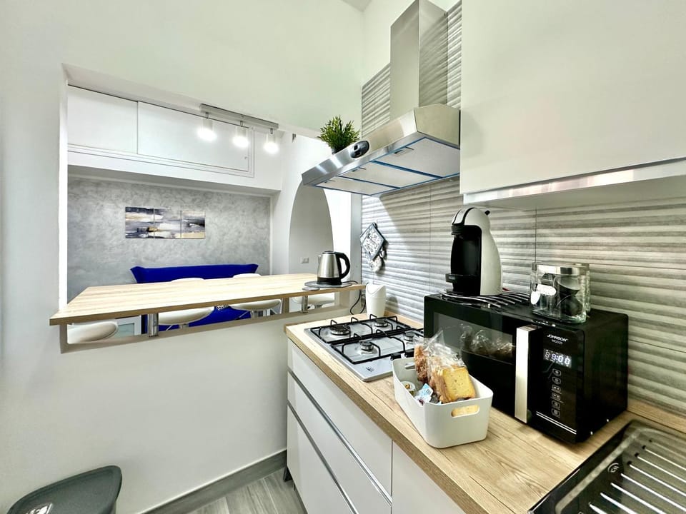 Coffee/tea facilities, Kitchen or kitchenette, minibar, stove